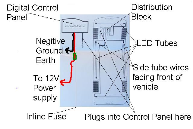 how to install under car led lights